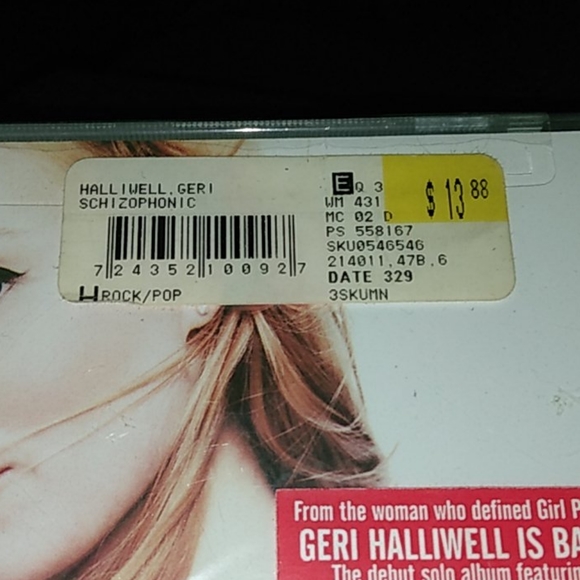 🧁GERRI HALLIWELL (aka Ginger Spice) CD *NWT* - Picture 3 of 8